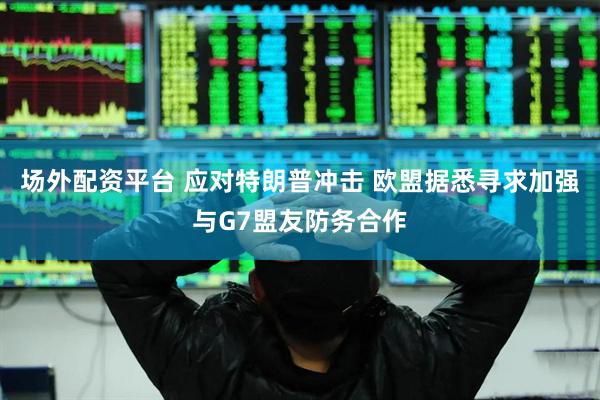 场外配资平台 应对特朗普冲击 欧盟据悉寻求加强与G7盟友防务合作